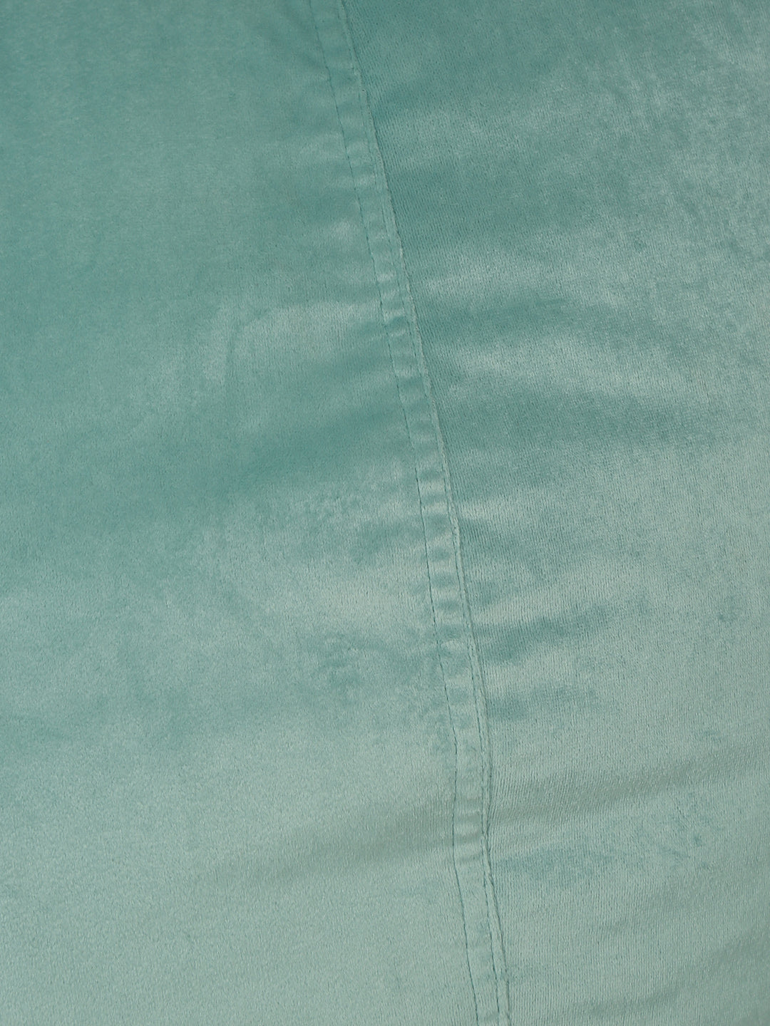 Aqua Solid Velvet Bean Bag Cover