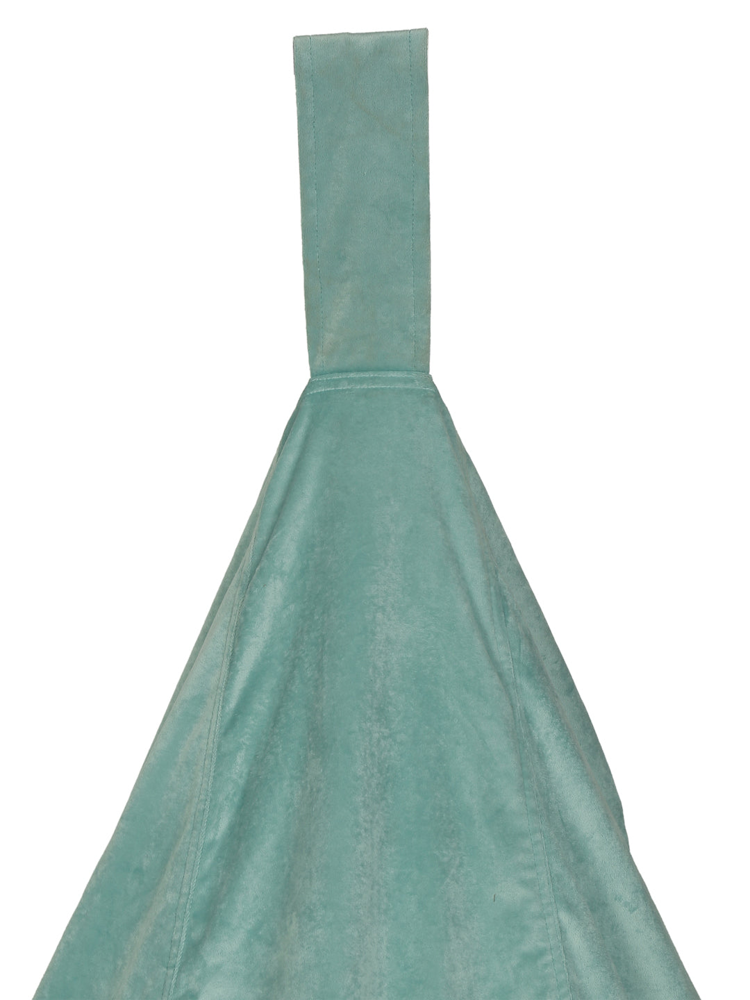 Aqua Solid Velvet Bean Bag Cover