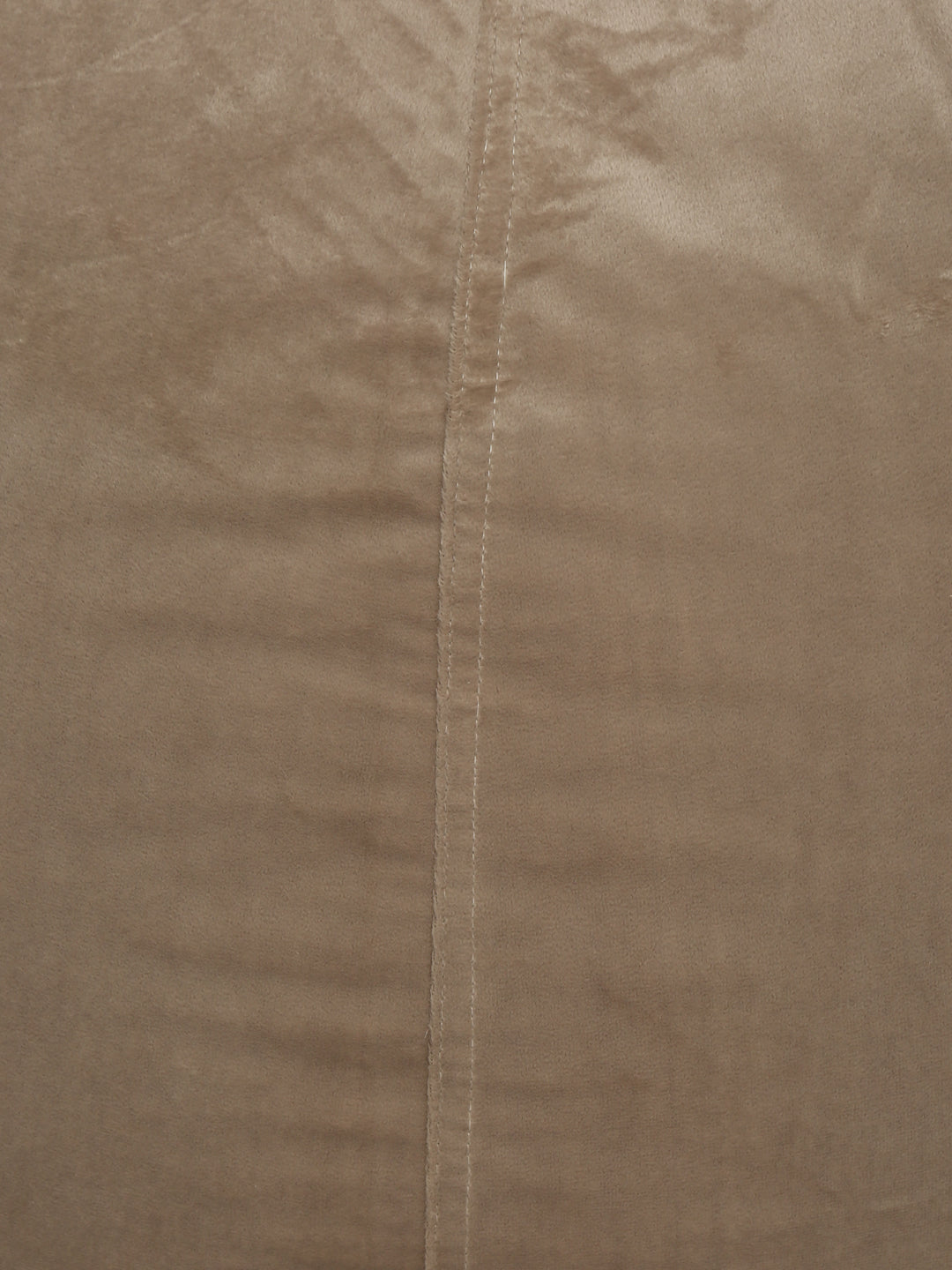Camel Brown Solid Velvet XXL Bean Bag Cover