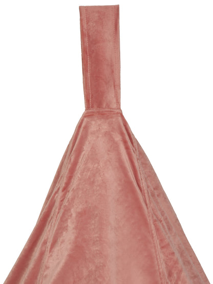 Pink Velvet Bean Bag Cover