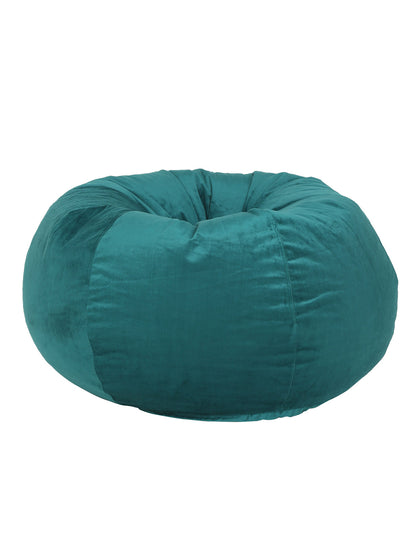 Emerald Solid Velvet XXL Bean Bag Cover