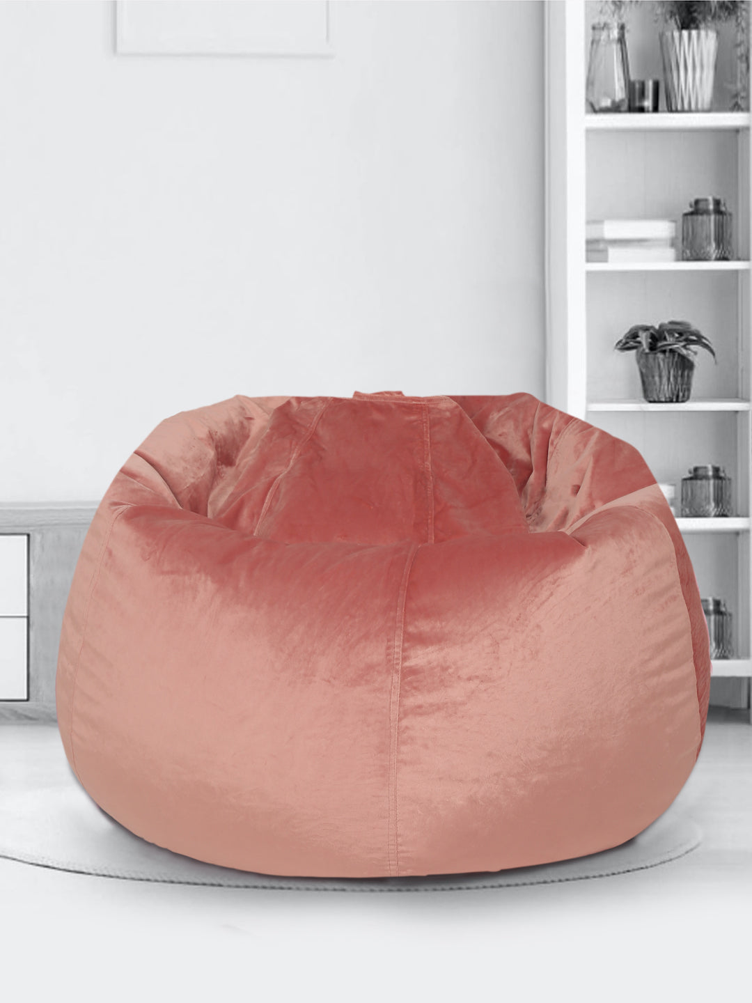 Pink Velvet Bean Bag Cover